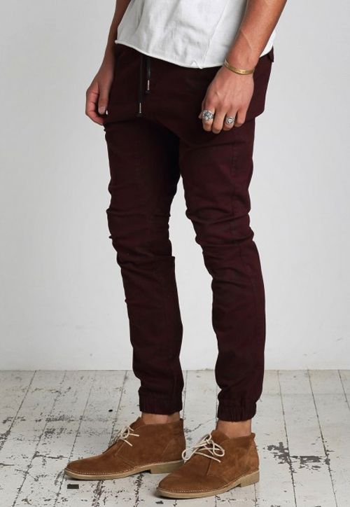 Calça cor vinho 2024 masculina